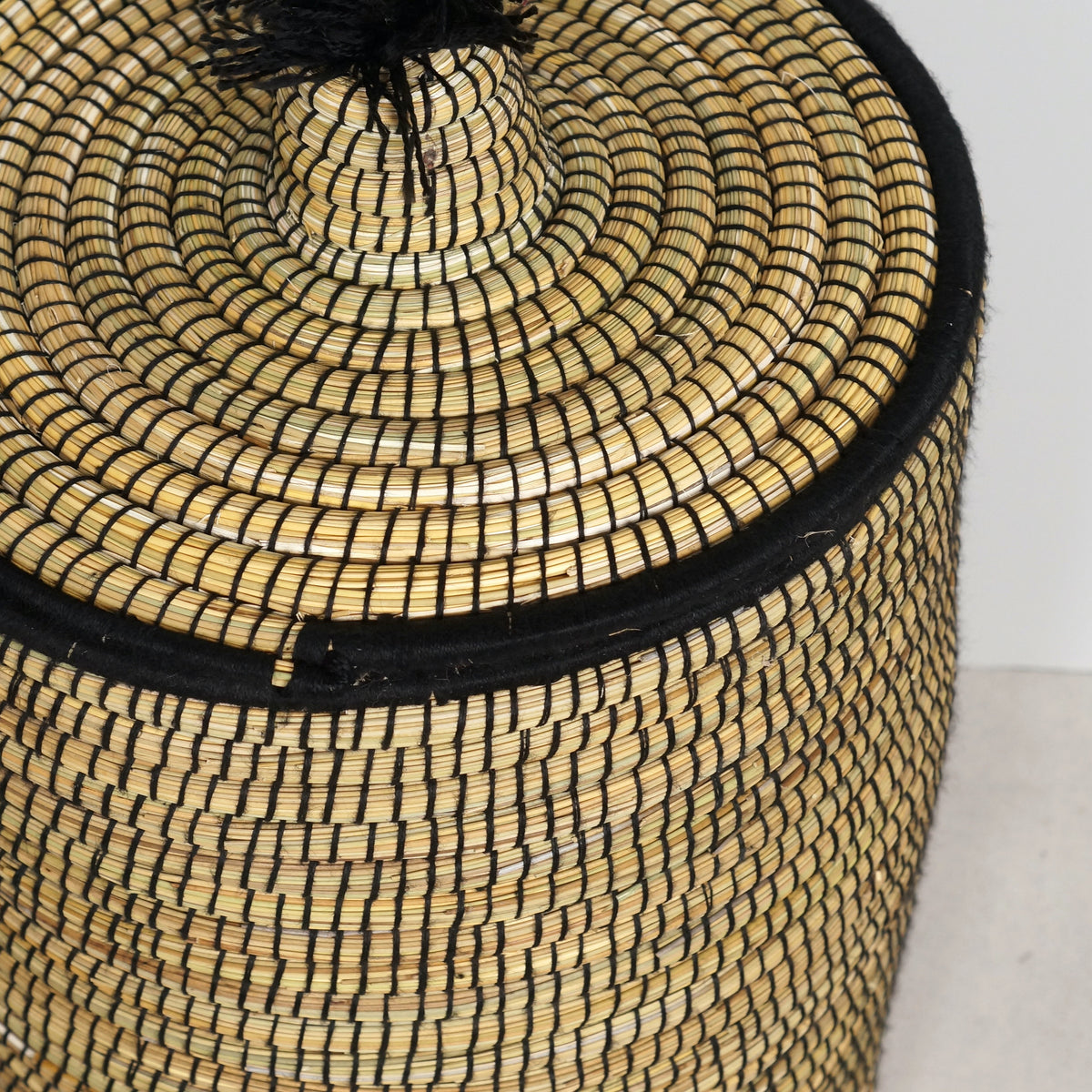 Panier Berbere Avec Couvercle