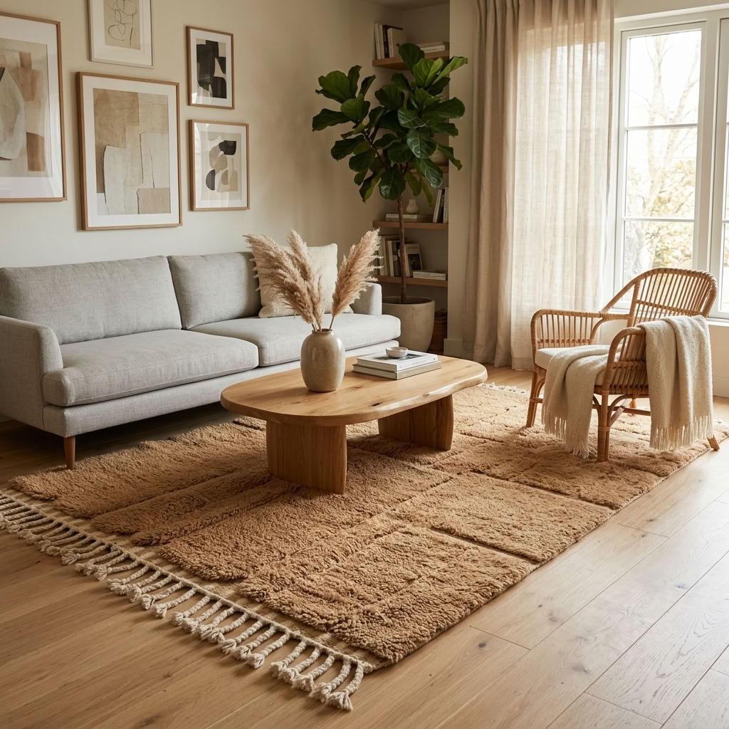 Idée de déco bohême chic pour le salon
