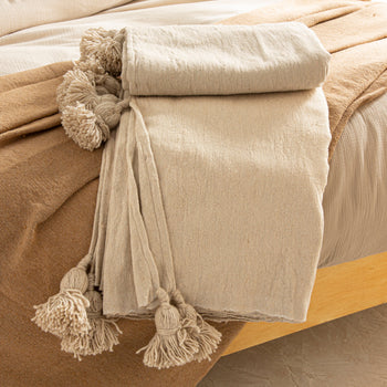 plaid laine naturelle artisanal marocain canapé cocooning hiver