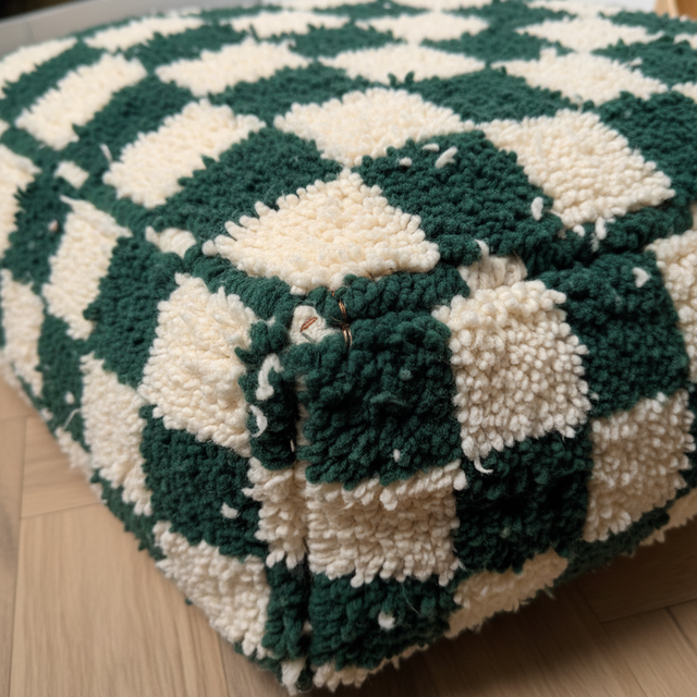 Poufs bohême chic