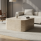 table basse travertin pierre naturelle artisanal salon