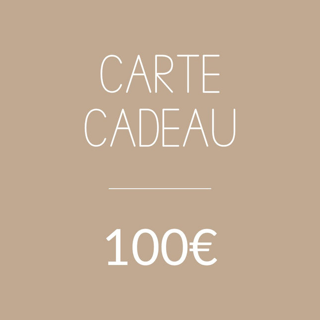 Carte cadeau 100€