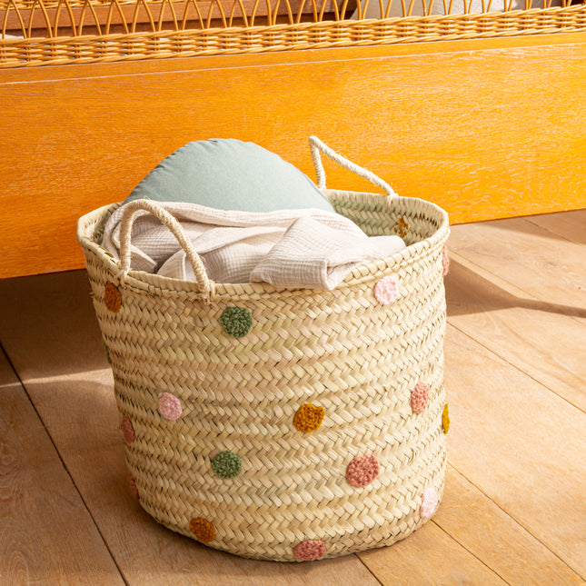 Panier en feuilles de palmier - POIS