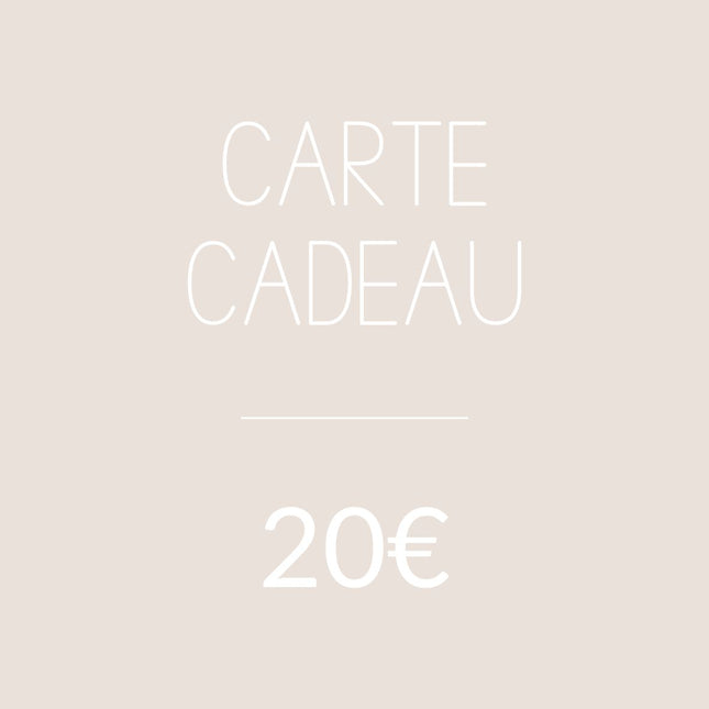 Carte cadeau 20€