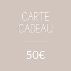 Carte cadeau 50€