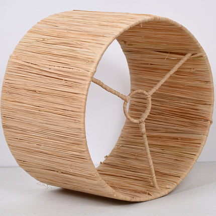 Abat-jour en raphia naturel