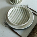 Petite assiette / Vert de gris