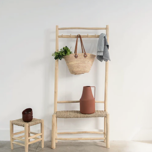 Meuble d'entrée vestiaire avec porte manteau