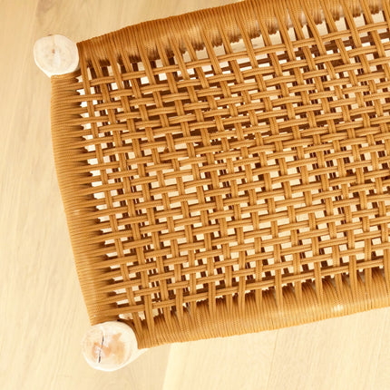 Banc en bois et assise en nylon Camel