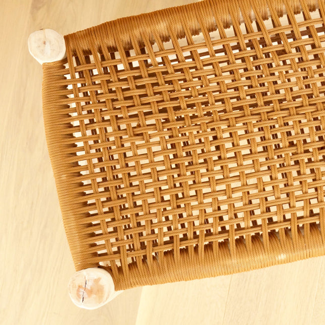 Banc en bois et assise en nylon Camel