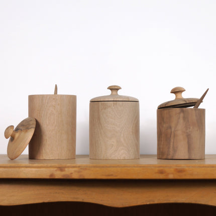 Boîte de rangement en bois avec couvercle