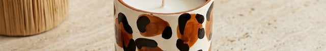 Bougie parfumée décorative - Léopard