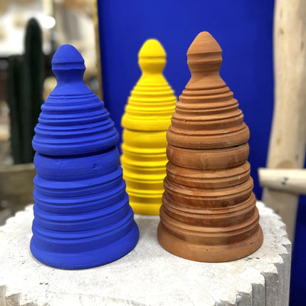 Bougie parfumée décorative colorée