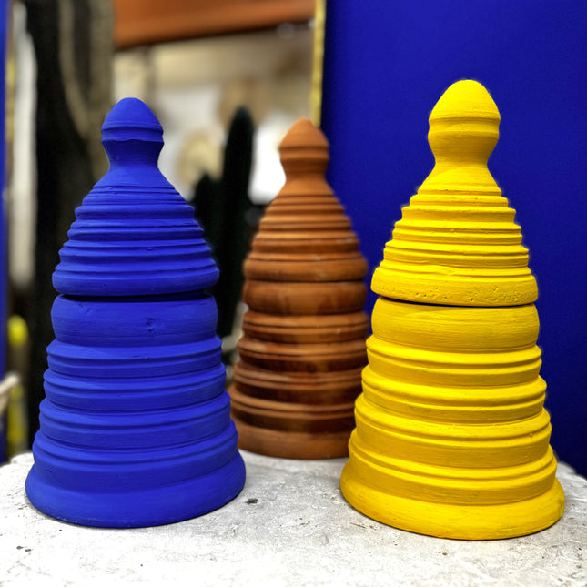 Bougie parfumée décorative colorée