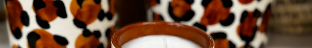 Bougie parfumée décorative - Léopard