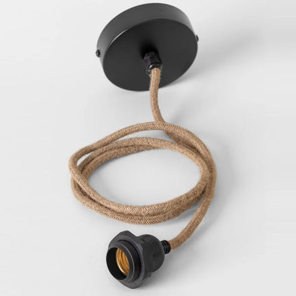 Système électrique pour suspension noir et jute