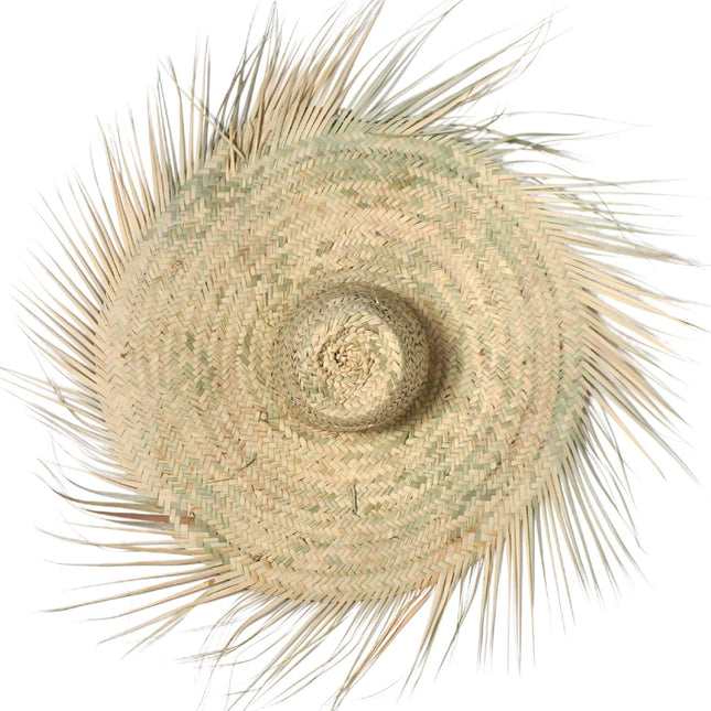 Chapeau de paille mural - Franges