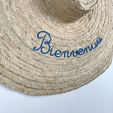 Chapeau de paille mural - Personnalisable