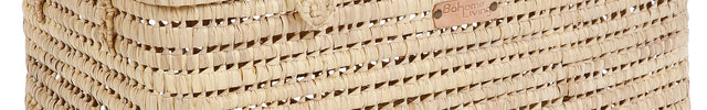 Coffre osier de rangement