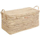 Coffre osier de rangement