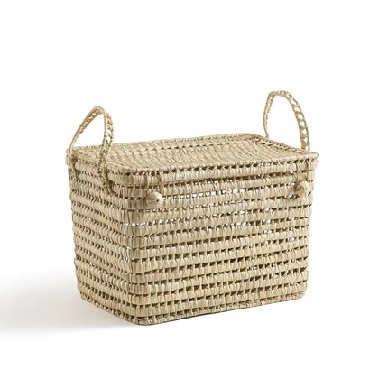 Malle de rangement en feuilles de palmier 45cm