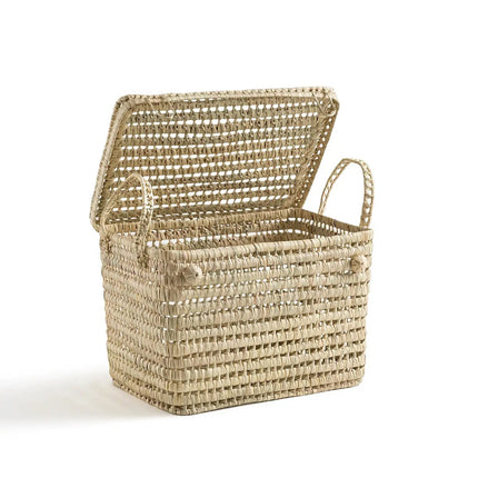 Malle de rangement en feuilles de palmier 45cm