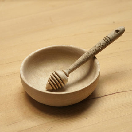 Cuillère à miel en bois de noyer