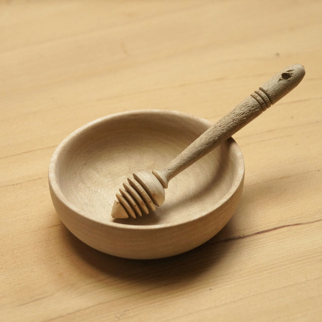 Cuillère à miel en bois de noyer