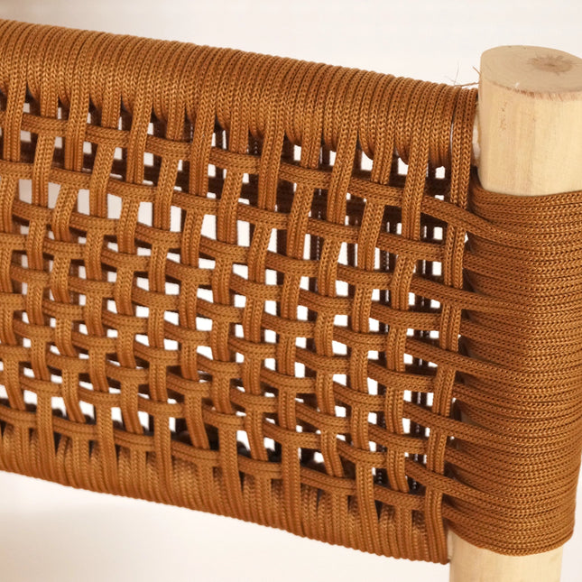 Chaise haute en bois et nylon 80cm