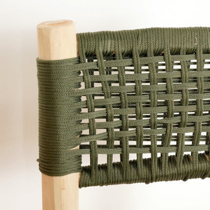 Chaise haute en bois et nylon 60cm