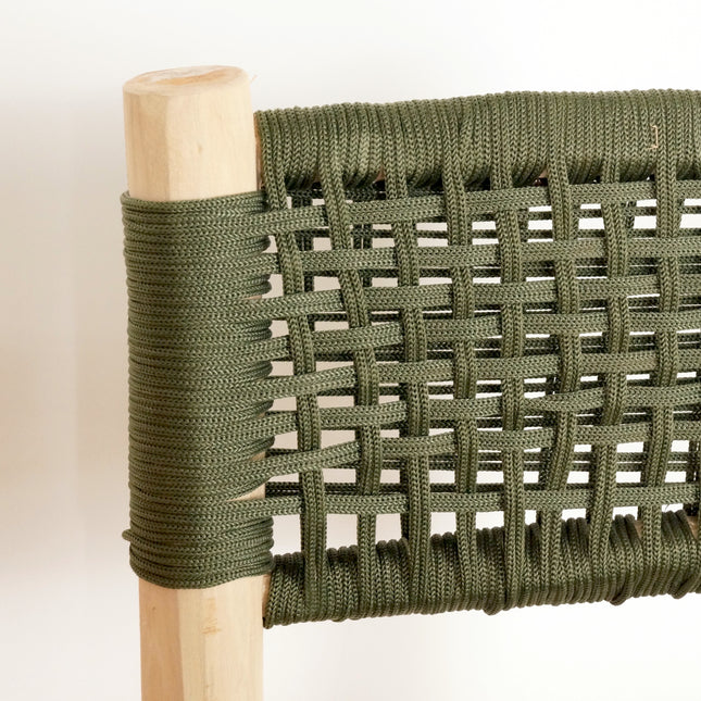 Chaise haute en bois et nylon 60cm