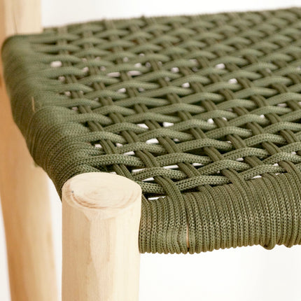 Chaise haute en bois et nylon 60cm
