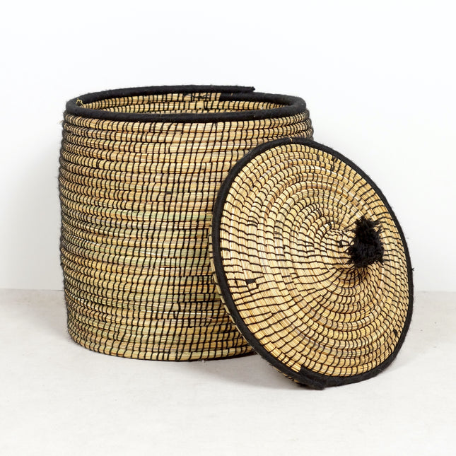 Panier de rangement avec couvercle - Taille S