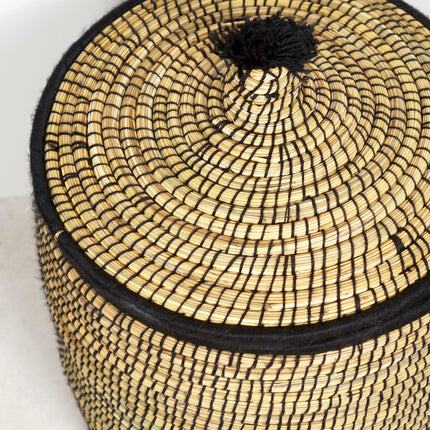 Panier de rangement avec couvercle - Taille S
