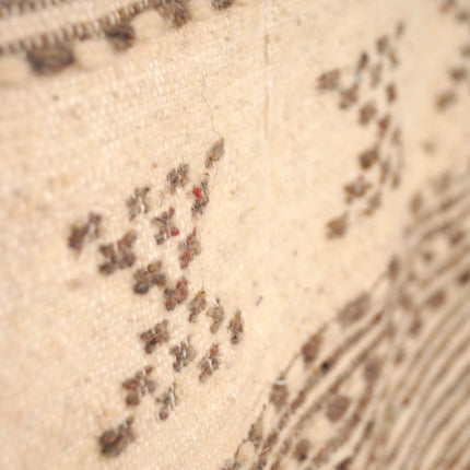 Descente de lit berbère Zanafi 100 x 50cm - Marron et Écru