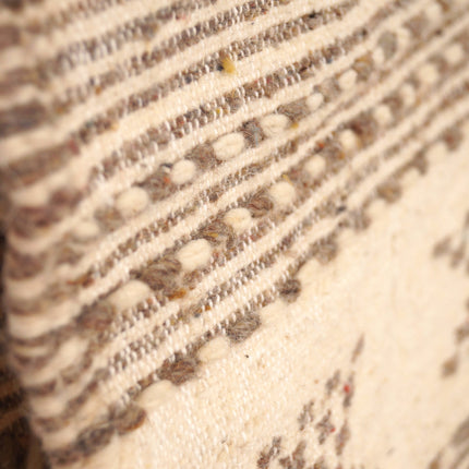 Descente de lit berbère Zanafi 100 x 50cm - Marron et Écru
