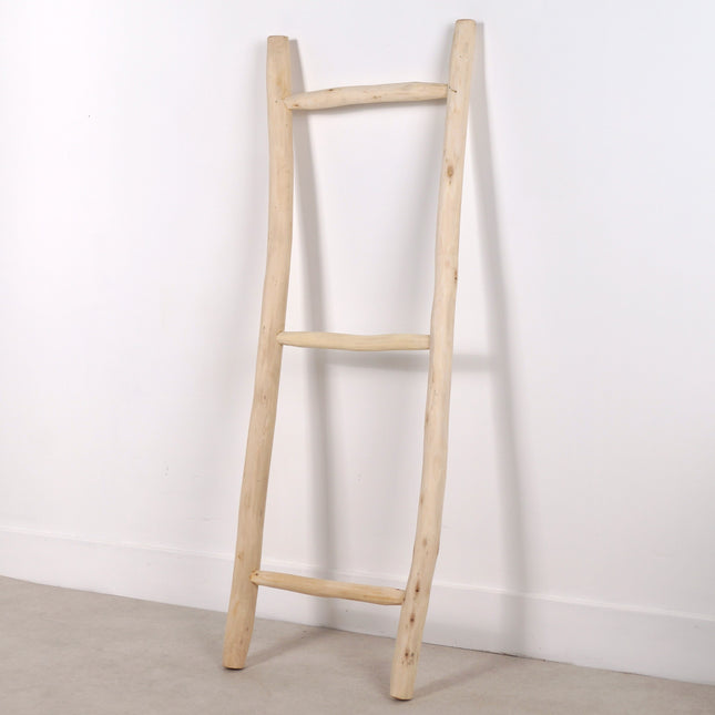 Échelle décorative en bois 120cm - 3 niveaux