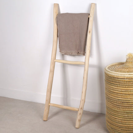 Échelle décorative en bois 120cm - 3 niveaux