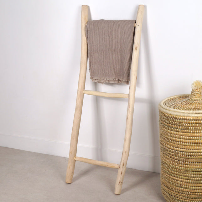 Échelle décorative en bois 120cm - 3 niveaux