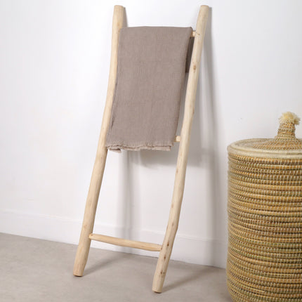 Échelle décorative en bois 120cm - 3 niveaux