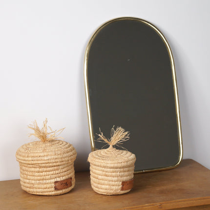 Miroir en laiton doré - Arche