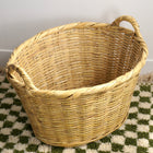 Panier de rangement en rotin rigide, Panier à bûches