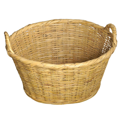 Panier de rangement en rotin rigide, Panier à bûches