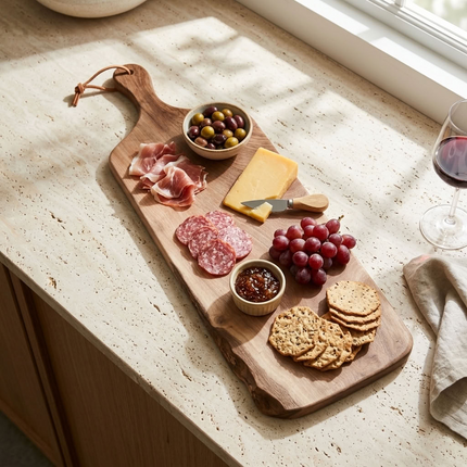 Planche à découper en bois de noyer - Taille XXL