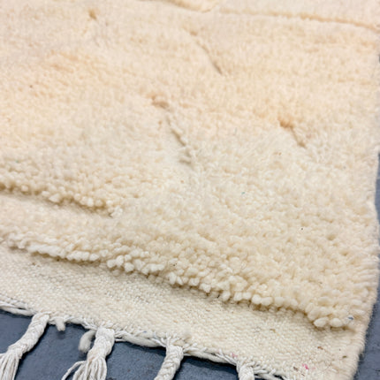 Tapis berbère 254 × 160 cm - Écru