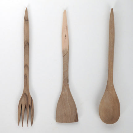 Lot de 3 ustensiles en bois