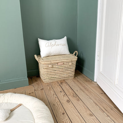 Malle de rangement en feuilles de palmier 45cm