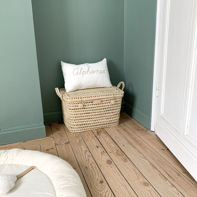 Malle de rangement en feuilles de palmier 45cm