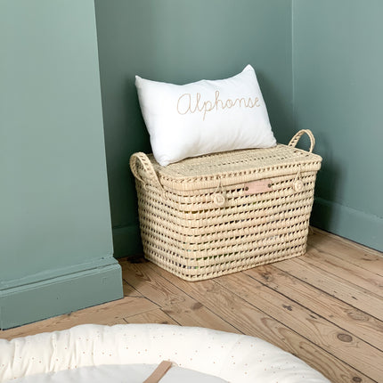 Malle de rangement en feuilles de palmier 45cm