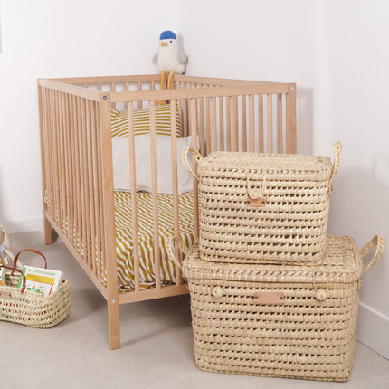 Malle de rangement en feuilles de palmier 50cm